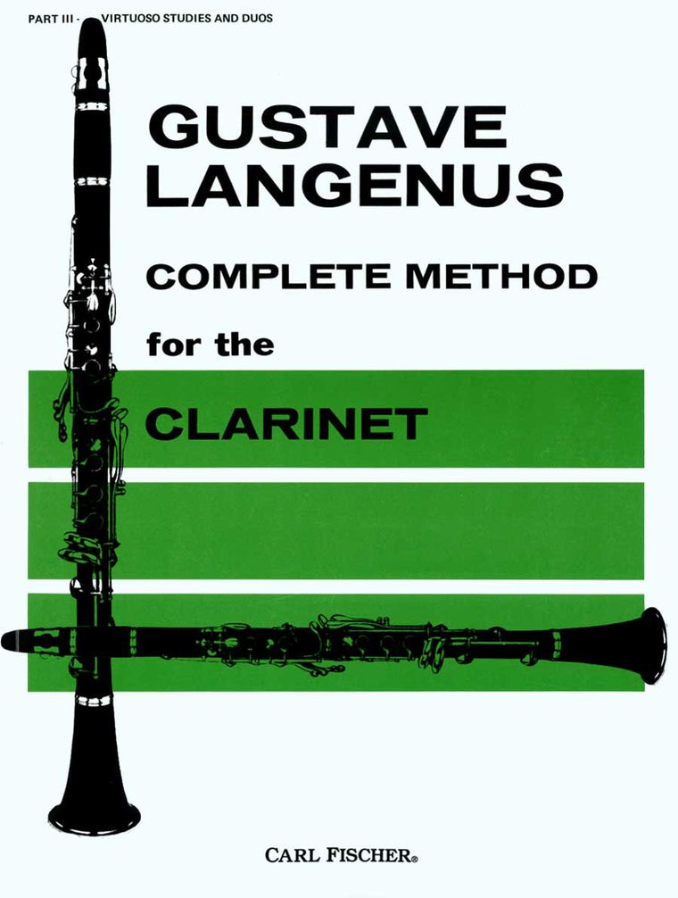 O1404 - Complete Method for the Clarinet - Part 3