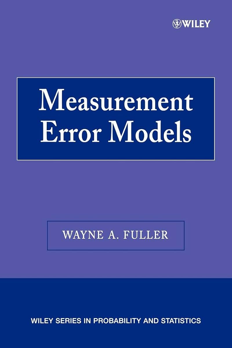 Measurement Error Models