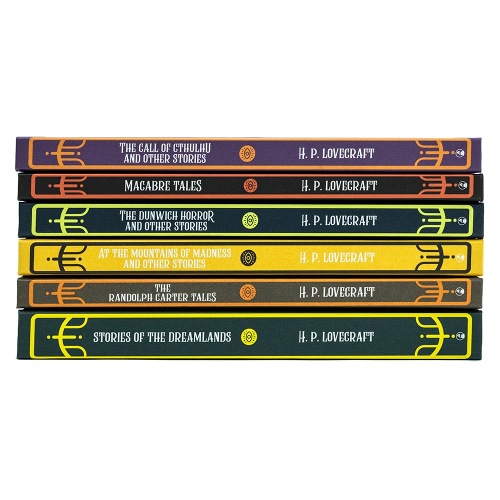 The H.P. Lovecraft 6 Book Hardback Collection Set (Macrabre Tales, Stories of the Dreamlands, The Randolph Carter Tales,The Call of Cthulhu & Other Stories)