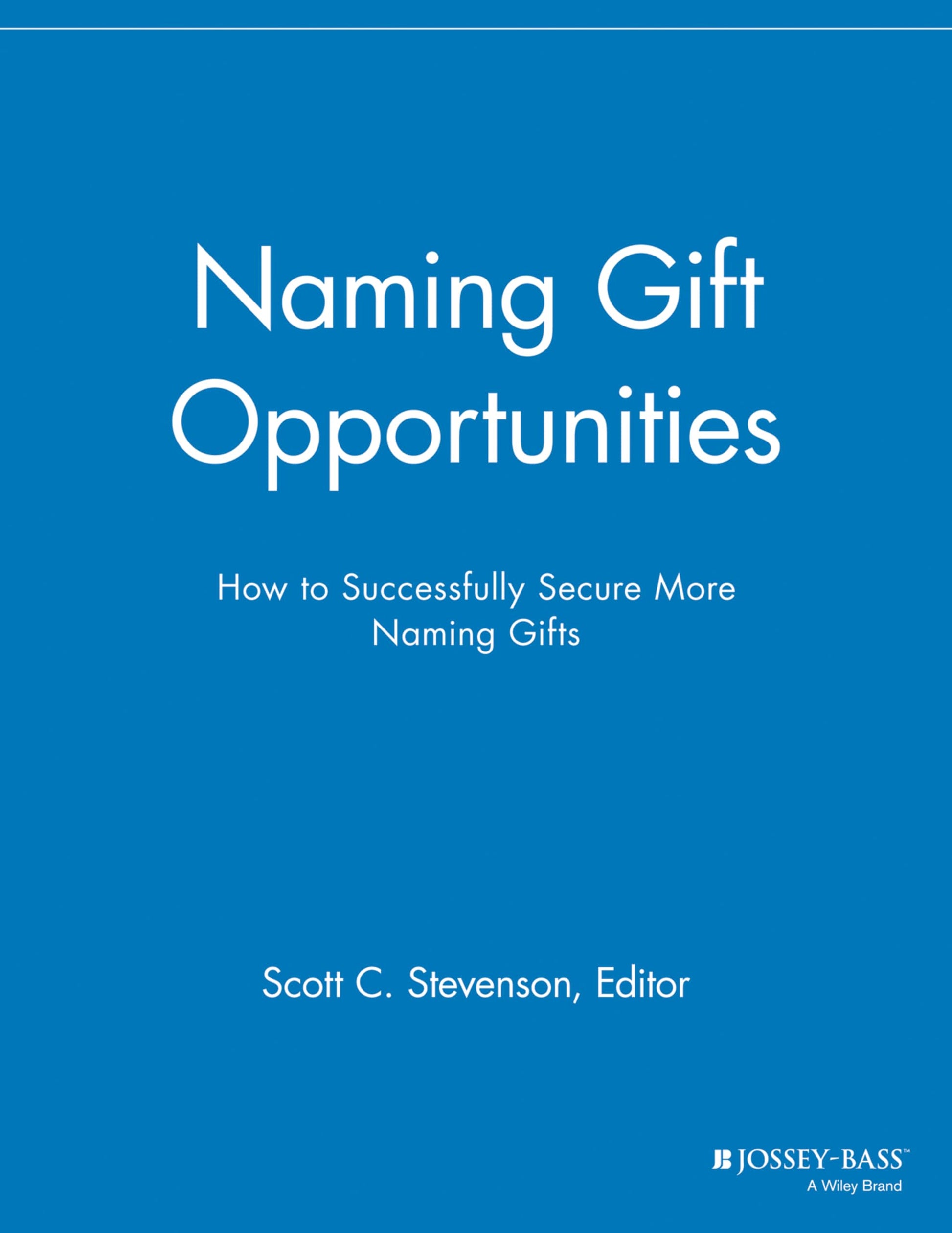 Naming Gift Opportunities: How to Successfully Secure More Naming Gifts (The Major Gifts Report)
