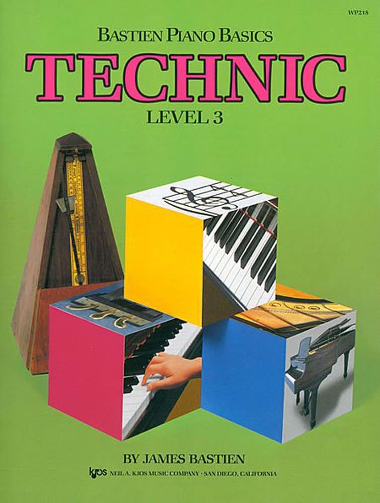 WP218 - Bastien Piano Basics - Technic Level 3 (Wp213)