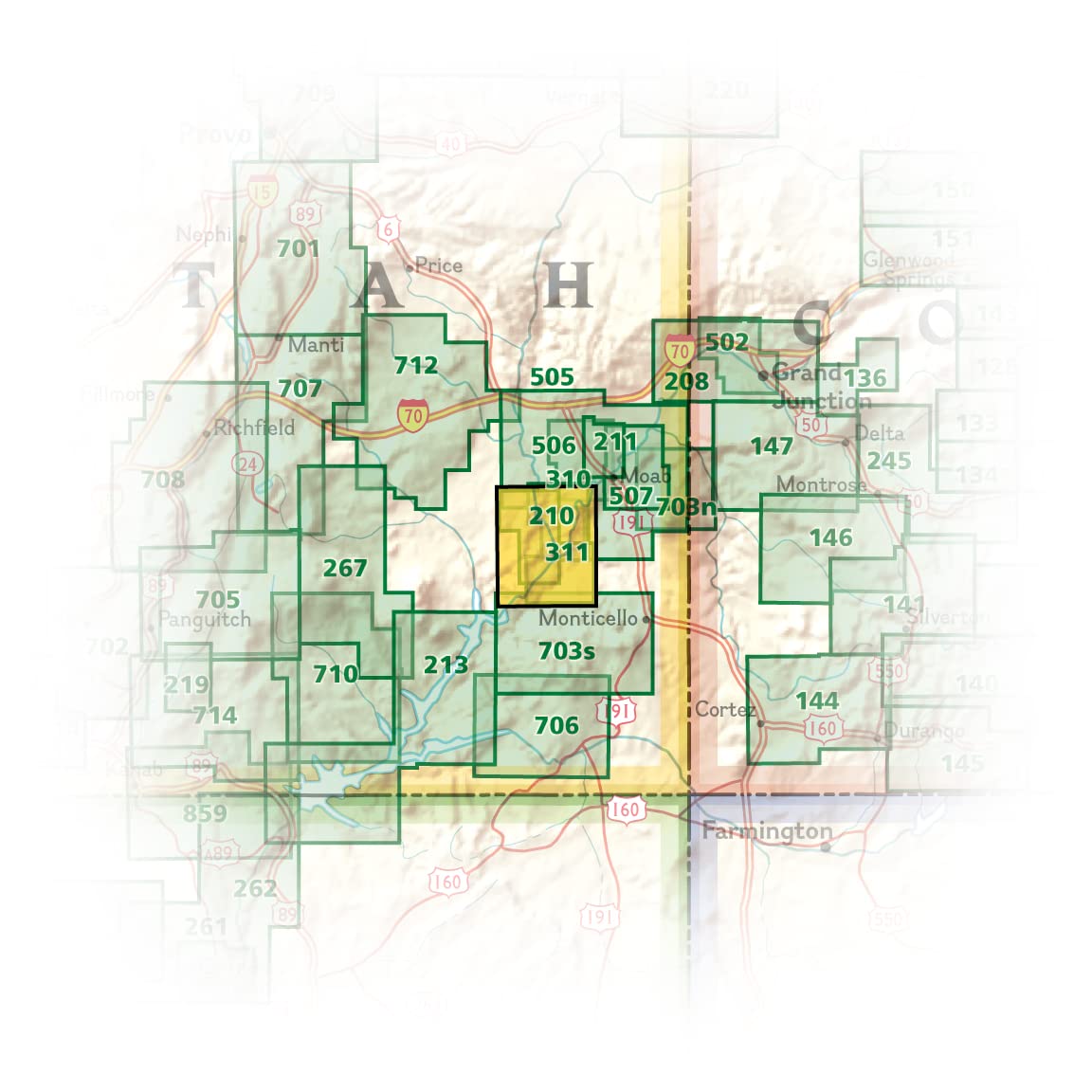 Canyonlands National Park (National Geographic Trails Illustrated Map)