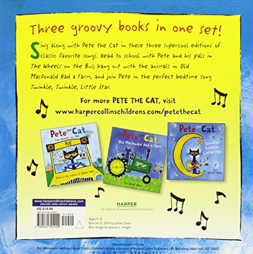 Pete the Cat's Sing-Along Story Collection: 3 Great Books from One Cool Cat