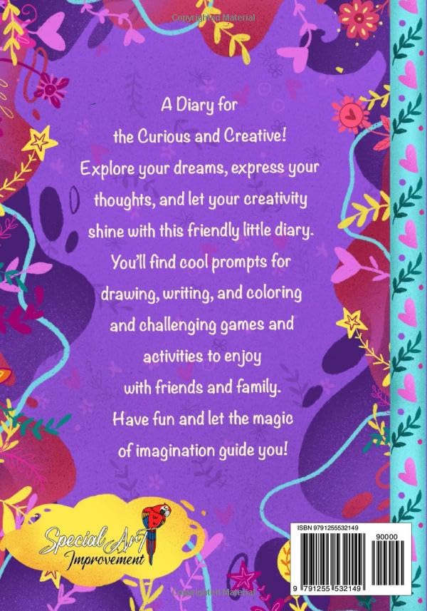My Creative Diary: An Inspiring and Empowering Book for Girls with Activities to Boost Creativity, Confidence, and Self-Esteem (Empower & Create)