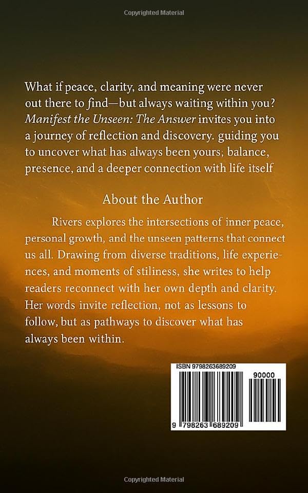 Manifest the Unseen: The Answer