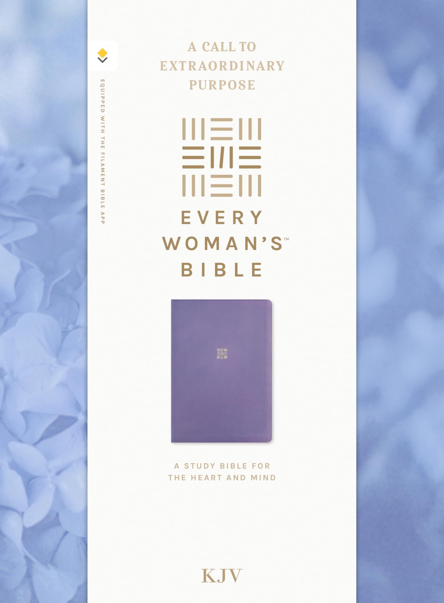 KJV Every Woman's Bible, Filament Enabled (LeatherLike, Periwinkle Purple, Red Letter)