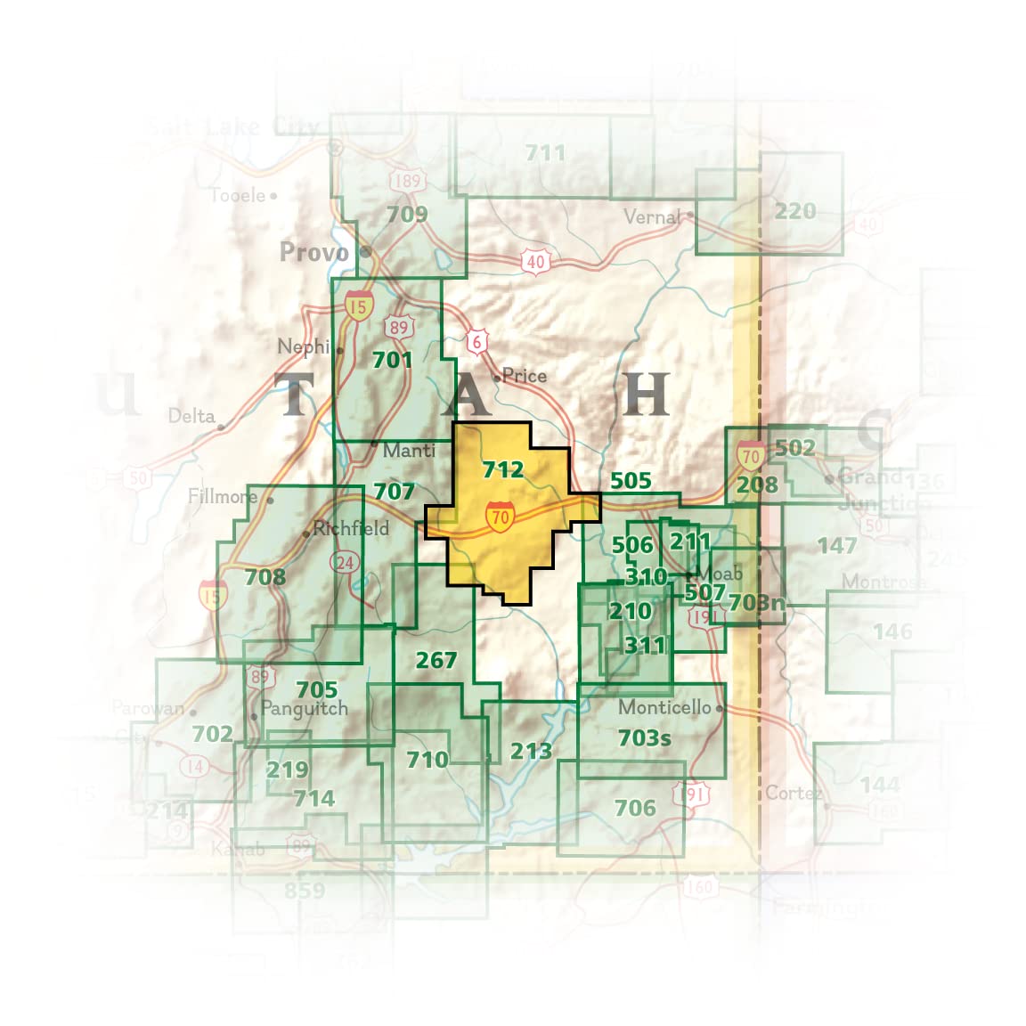 San Rafael Swell Map [BLM - Price Field Office] (National Geographic Trails Illustrated Map, 712)