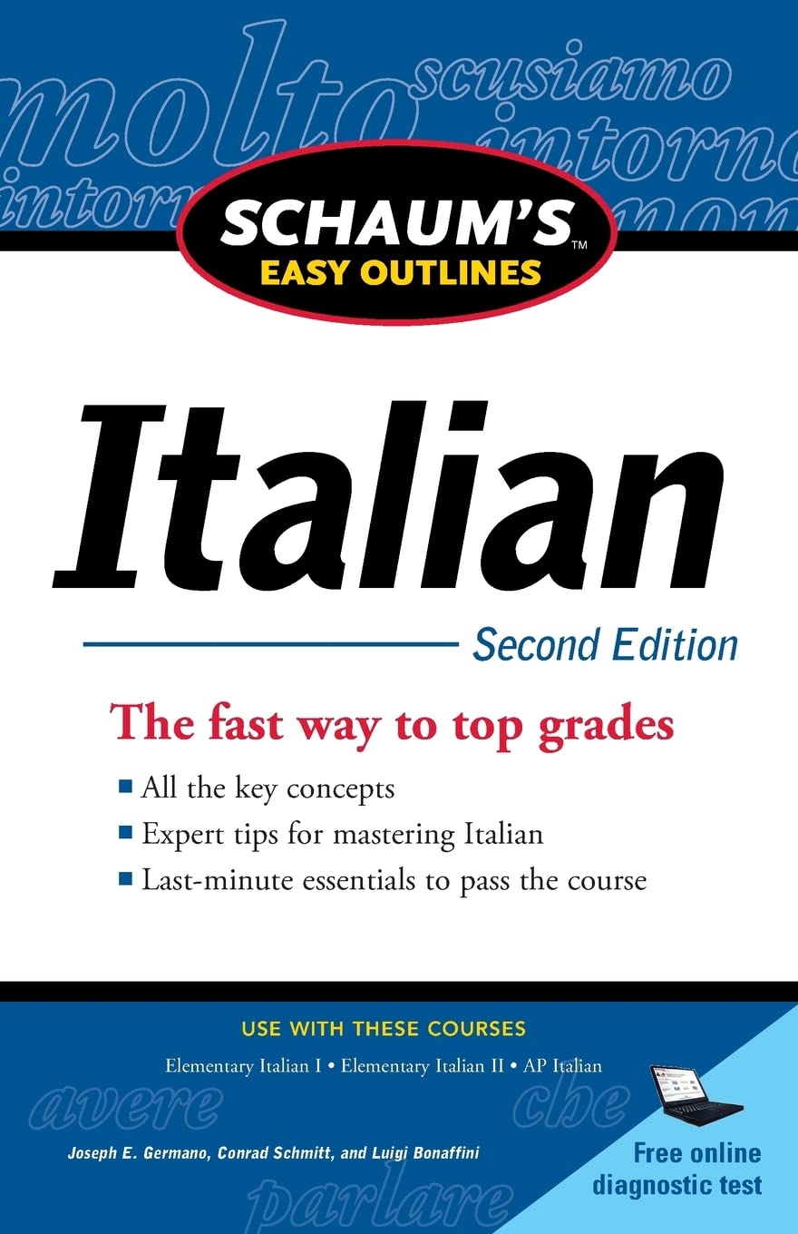 Schaum's Easy Outline of Italian, Second Edition (Schaum's Easy Outlines)