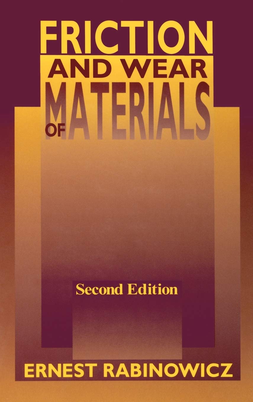 Friction and Wear of Materials