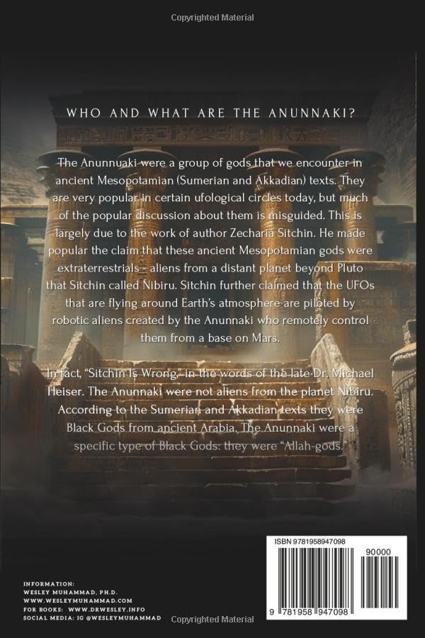 The Anunnaki: And the Sacred Science of the Black God