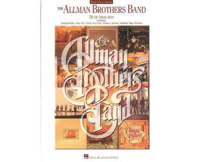 Allman Brothers Band Collection Piano, Vocal and Guitar Chords