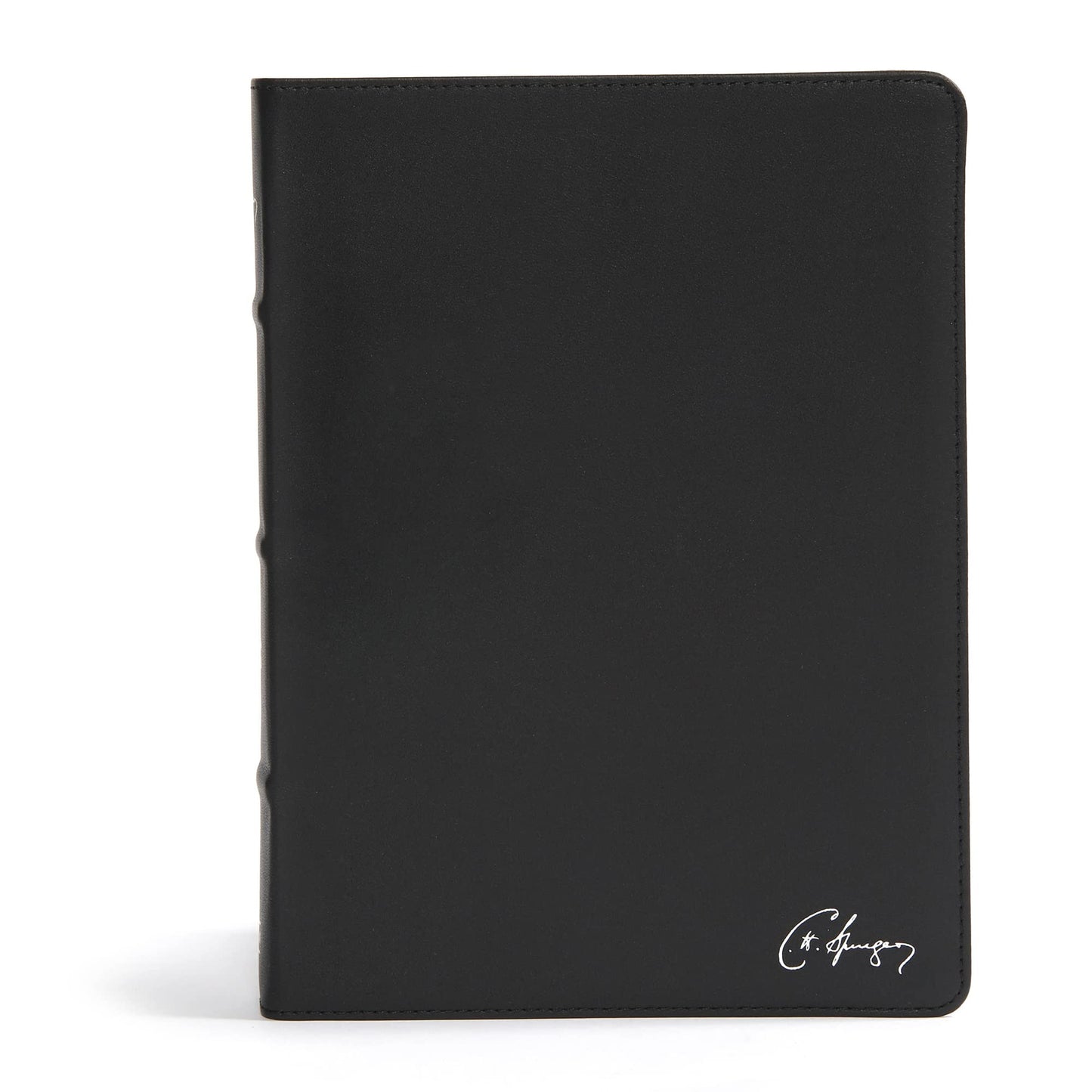 CSB Spurgeon Study Bible, Black Genuine Leather, Indexed, Black Letter, Study Notes, Quotes, Sermons Outlines, Ribbon Marker, Sewn Binding, Easy-to-Read Bible Serif Type