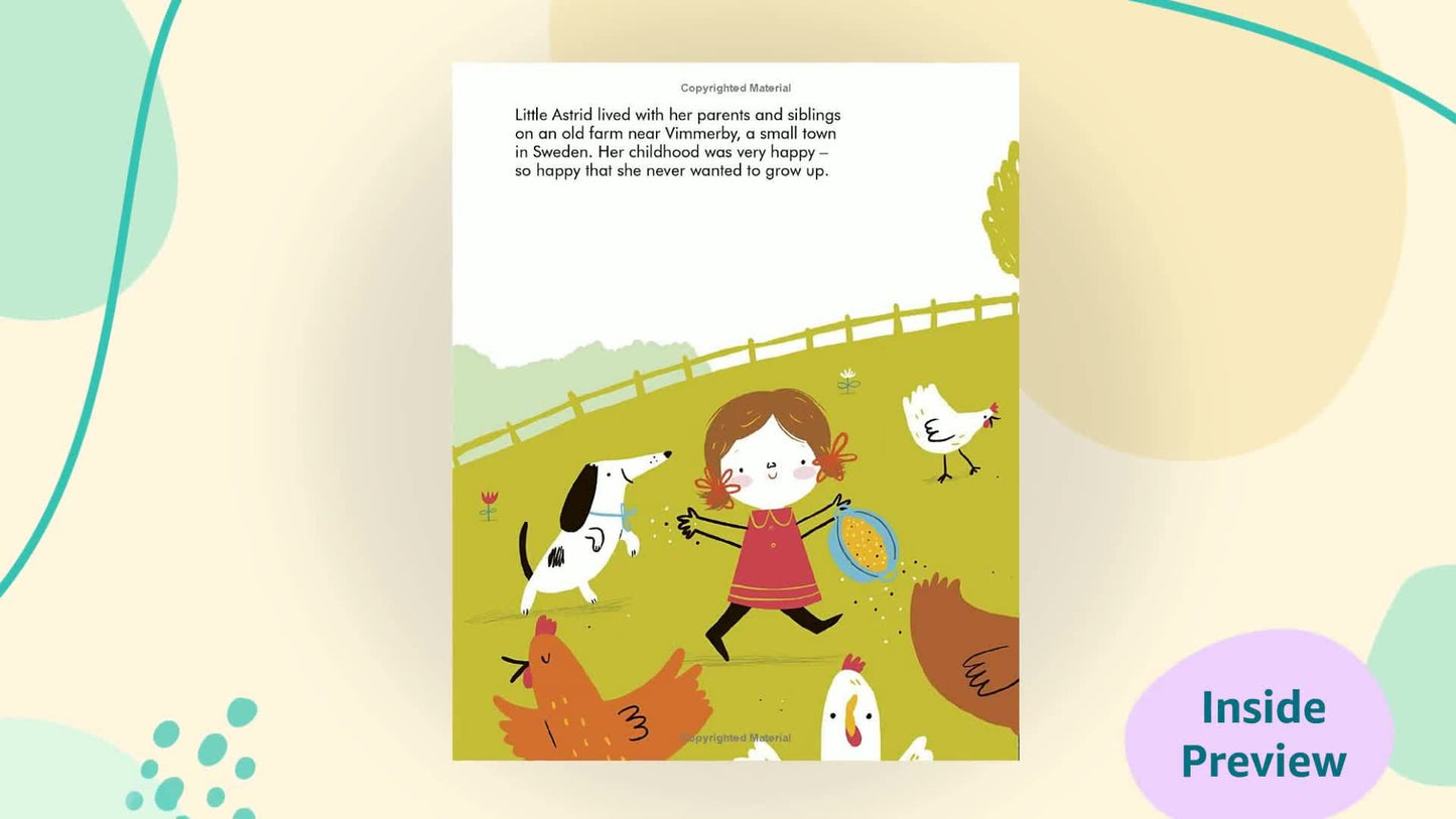 Little People Big Dreams Astrid Lindgren /anglais