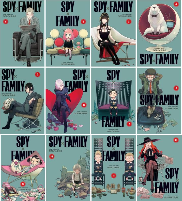 Spy X Family Series, Vol. 1-12 Collection Book Set
