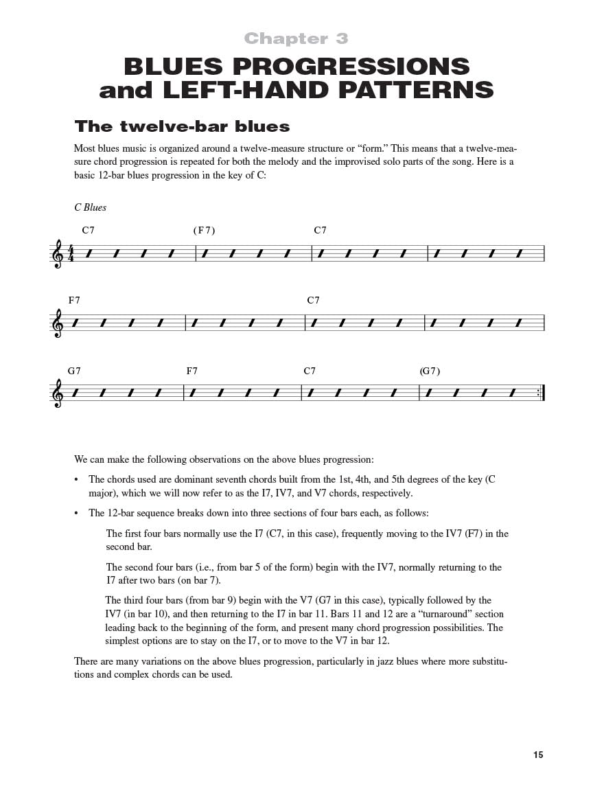 Blues Piano Complete Guide with Online Audio  Keyboard Instruction Sheet Music Songbook  Learn Blues Piano Scales, Chords and Soloing Techniques  Hal Leonard Keyboard Style Series