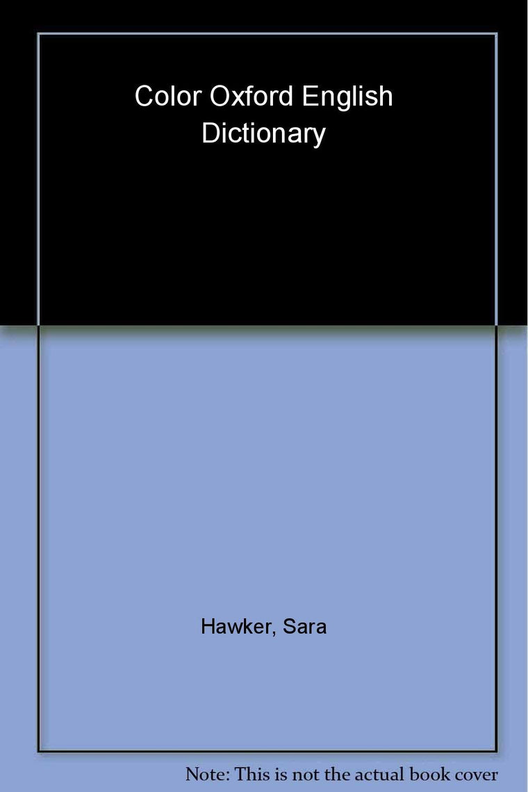 Color Oxford English Dictionary