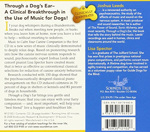 Sounds True Through A Dog's Ear: Vol 1, Music to Calm Your Canine