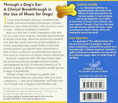 Sounds True Through A Dog's Ear: Vol 1, Music to Calm Your Canine
