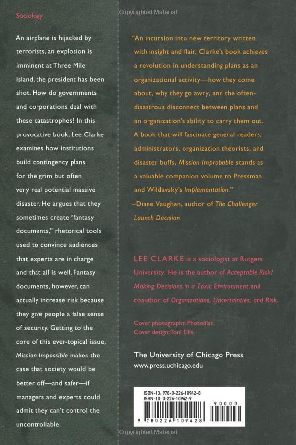 Mission Improbable: Using Fantasy Documents to Tame Disaster