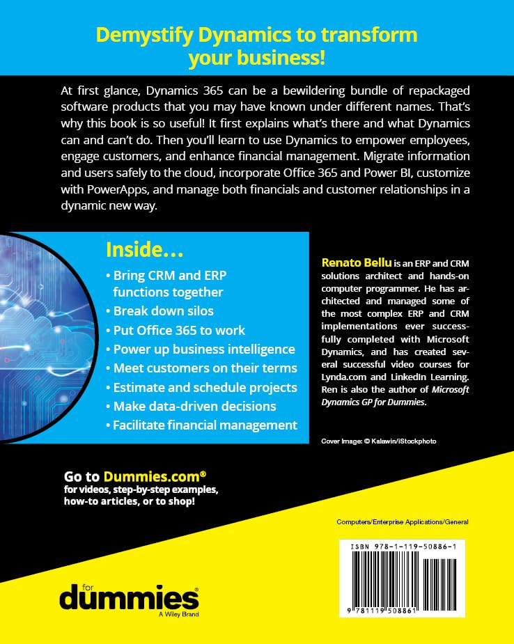 Microsoft Dynamics 365 For Dummies