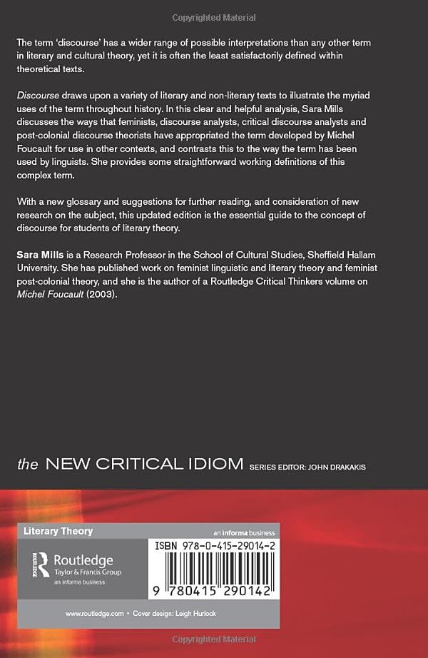 Discourse (The New Critical Idiom)