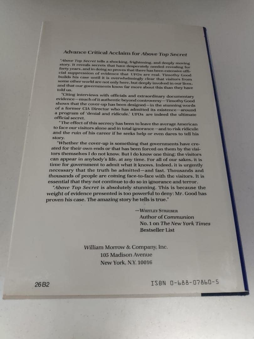 Above Top Secret: The Worldwide U.F.O. Cover-Up
