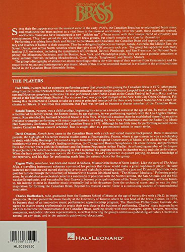Canon "The Canadian Brass Ensemble Series" — back cover