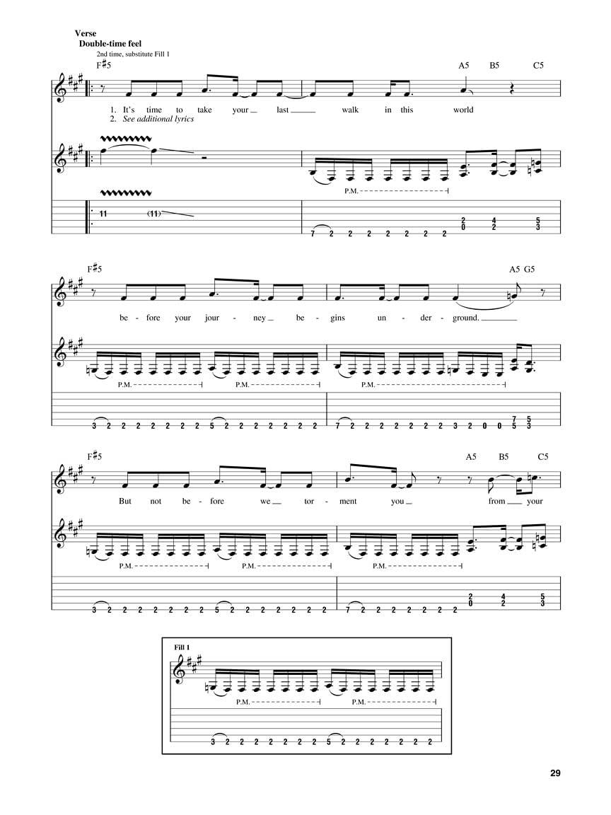 Megadeth - Guitar Play-Along Volume 129 Book/Online Audio