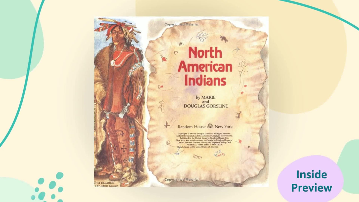 North American Indians (Pictureback)
