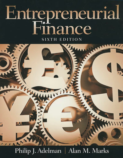Entrepreneurial Finance