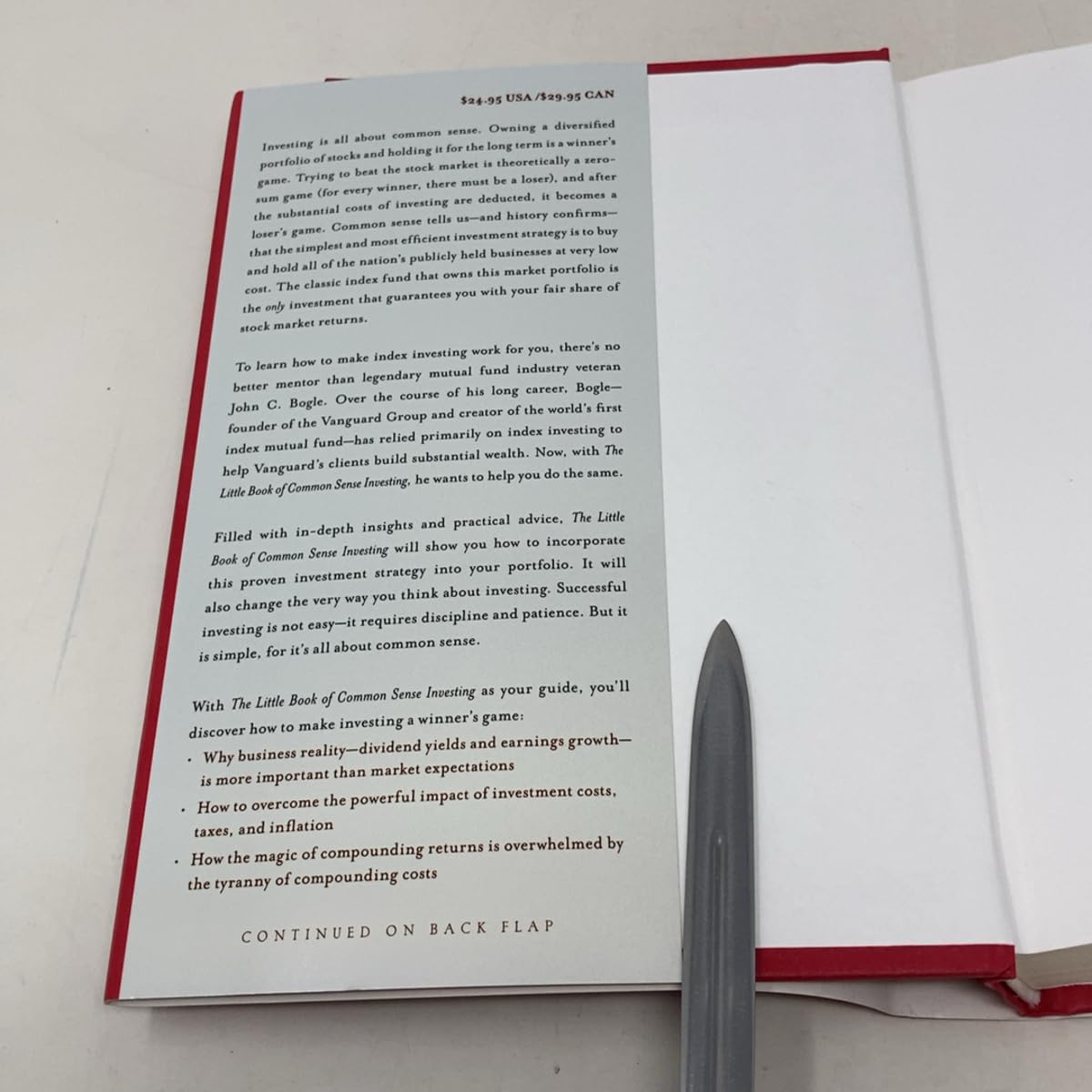 The Little Book of Common Sense Investing