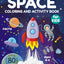 Space Coloring and Activity Book for Kids Ages 4-8: Coloring, Mazes, Dot to Dot, Puzzles and More! (80 Space Illustrations)