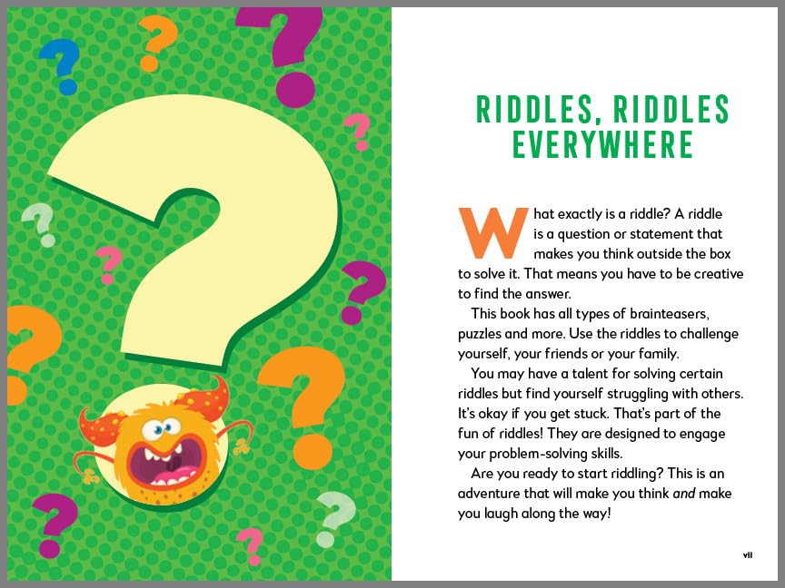 The Big Riddle Book for Kids: Tricky Puzzles