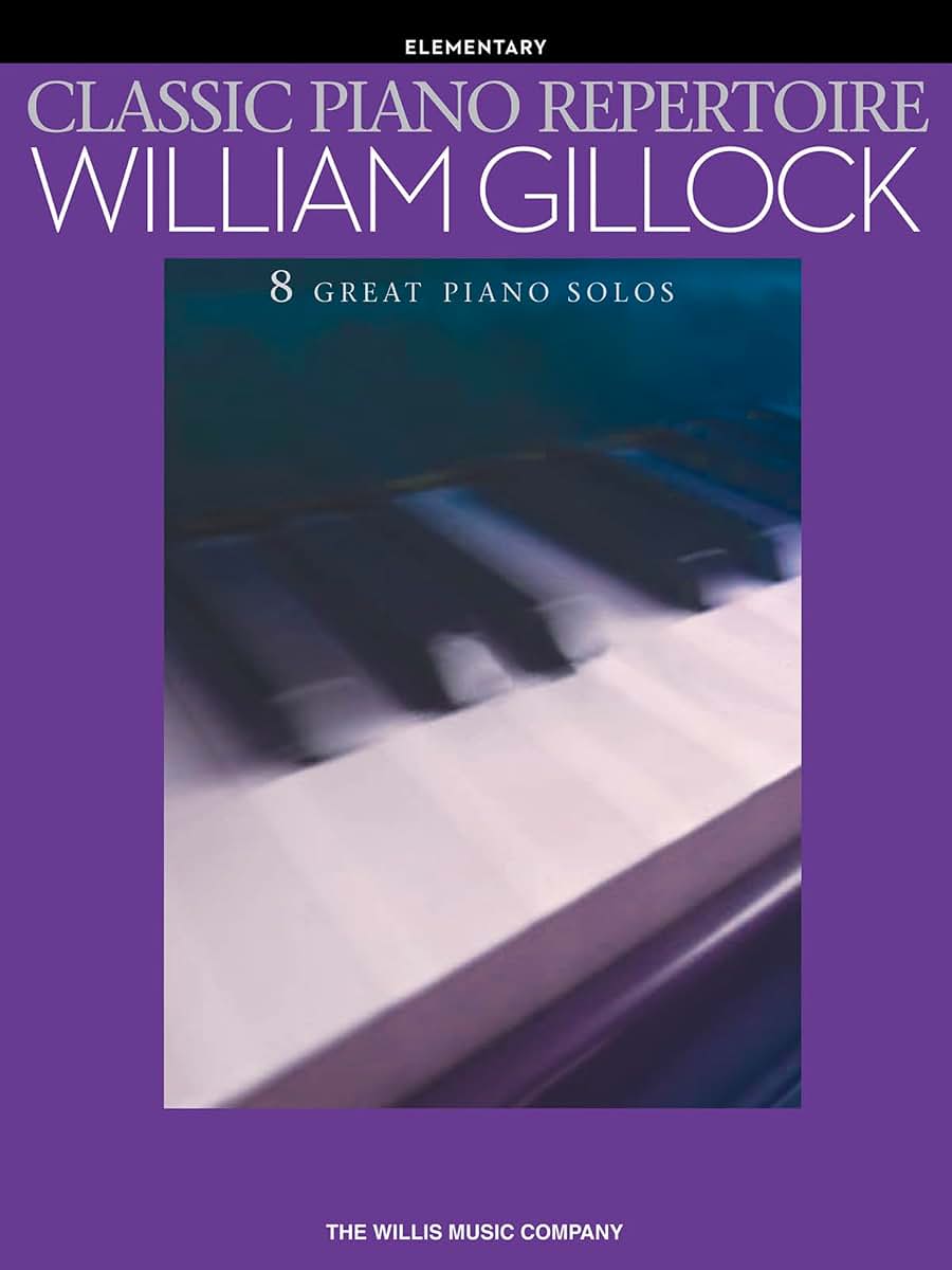 William Gillock: Classic Piano Repertoire -Elementary  Easy Piano Sheet Music Book for Students  8 Solos for Recital and Practice  National Federation of Music Clubs 2024-2028 Selection