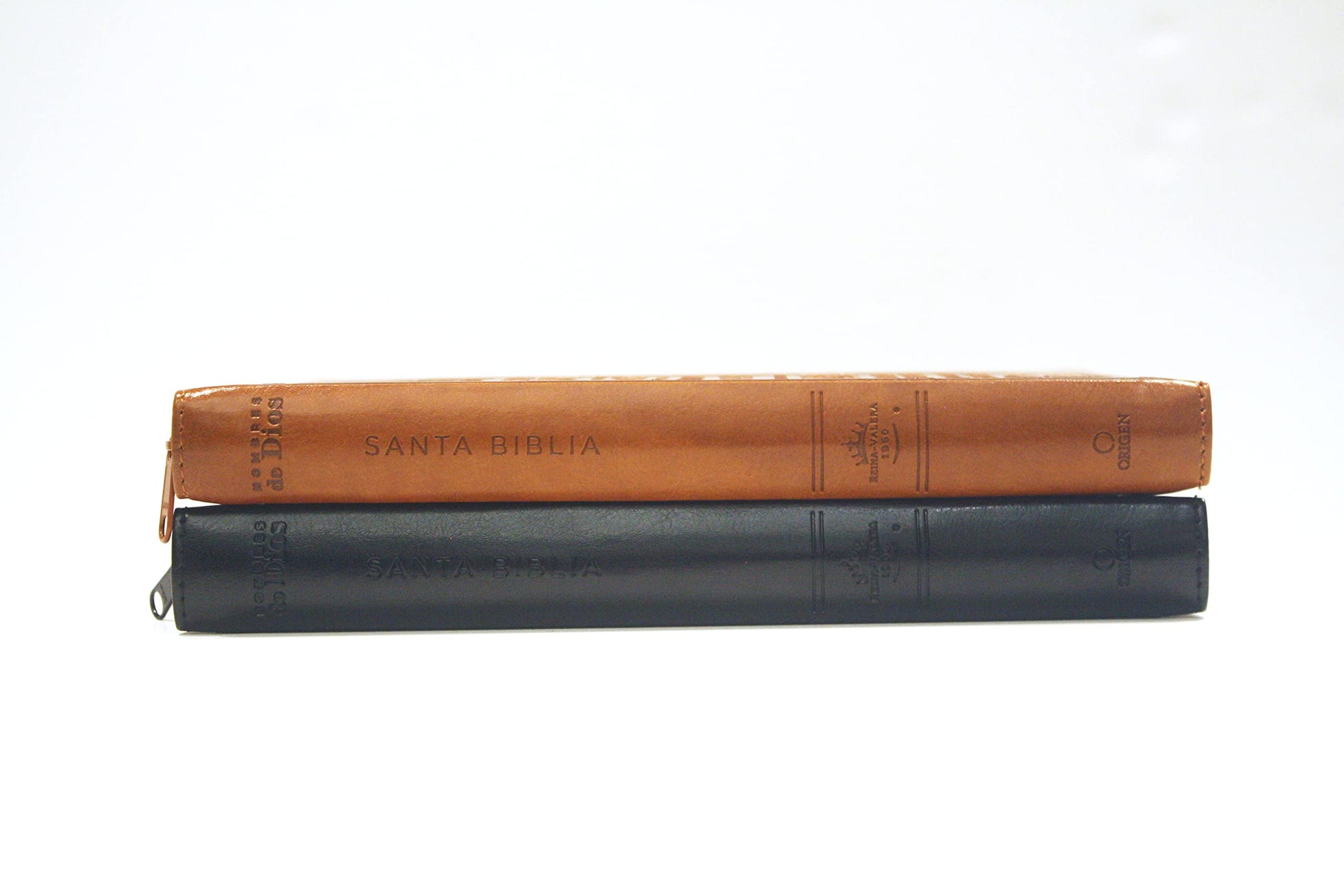 Biblia RVR 1960 letra grande tamao manual cremallera e ndice canela nombres de Dios / Spanish Bible RV60 Handy Size Large Print Brown Names of God Index Zi (Spanish Edition)