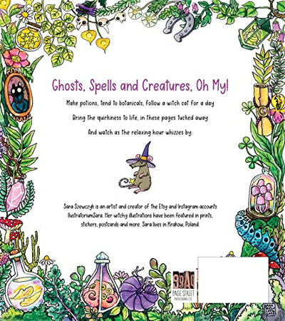 Spooky Coloring Book: Creepy But Cute Illustrations for Your Inner Witch