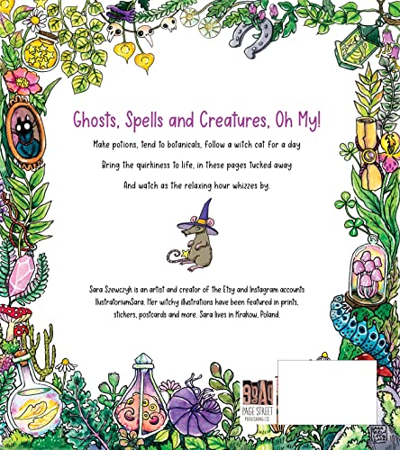 Spooky Coloring Book: Creepy But Cute Illustrations for Your Inner Witch — back cover