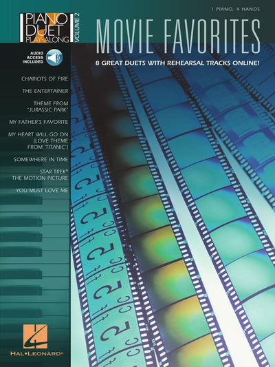 Movie Favorites: Piano Duet Play-Along Volume 2 (Piano Duet Play-Along (Hal Leonard))