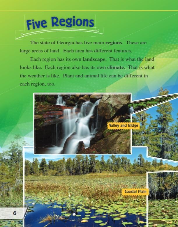 Regions and Rivers of Georgia (Social Studies Readers)