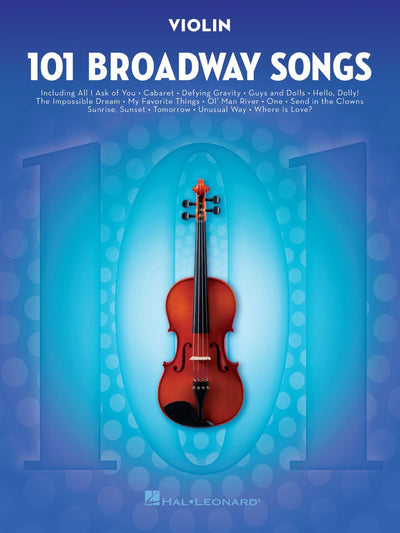 101 Broadway Songs for Violin