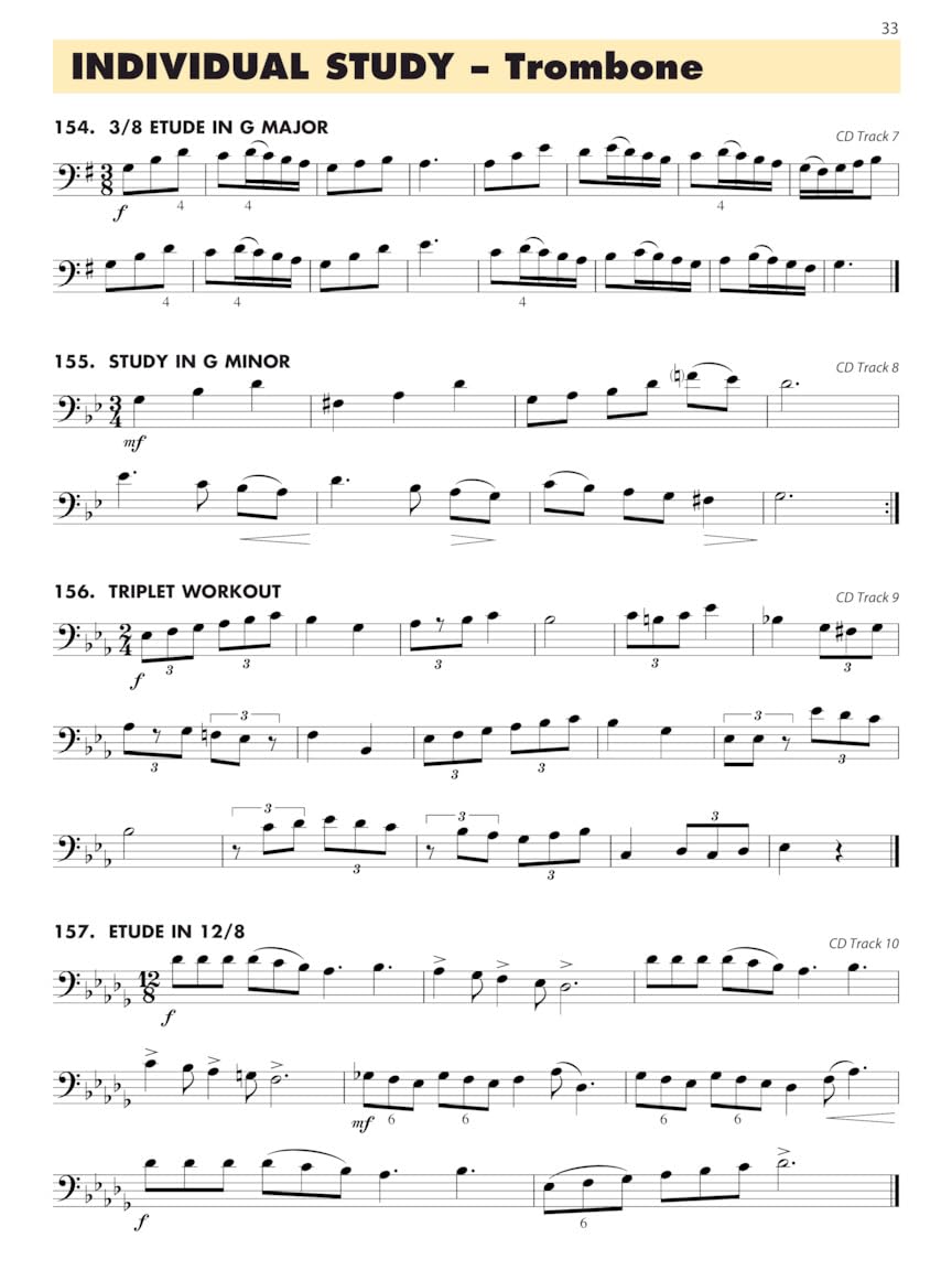 Essential Elements For Band - Trombone Book 3 with EEi Online Resources  Trombone Method Songbook and Sheet Music for School Band Students and Teachers  Intermediate to Advanced Studies