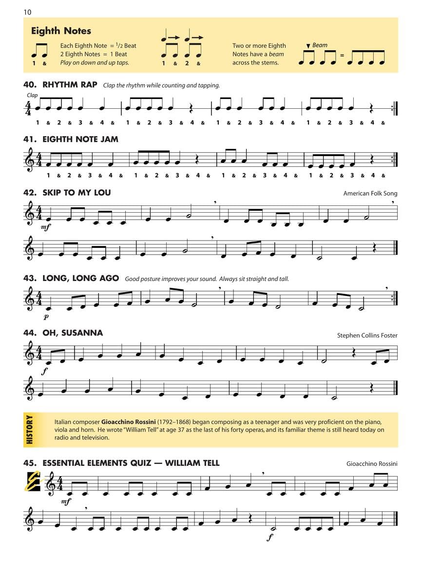 Essential Elements for Band - Bb Clarinet Book 1 with EEi Online Resources  Clarinet Method Book and Sheet Music for Students and Teachers  Band Method Songbook - Newer 2025 Edition Available