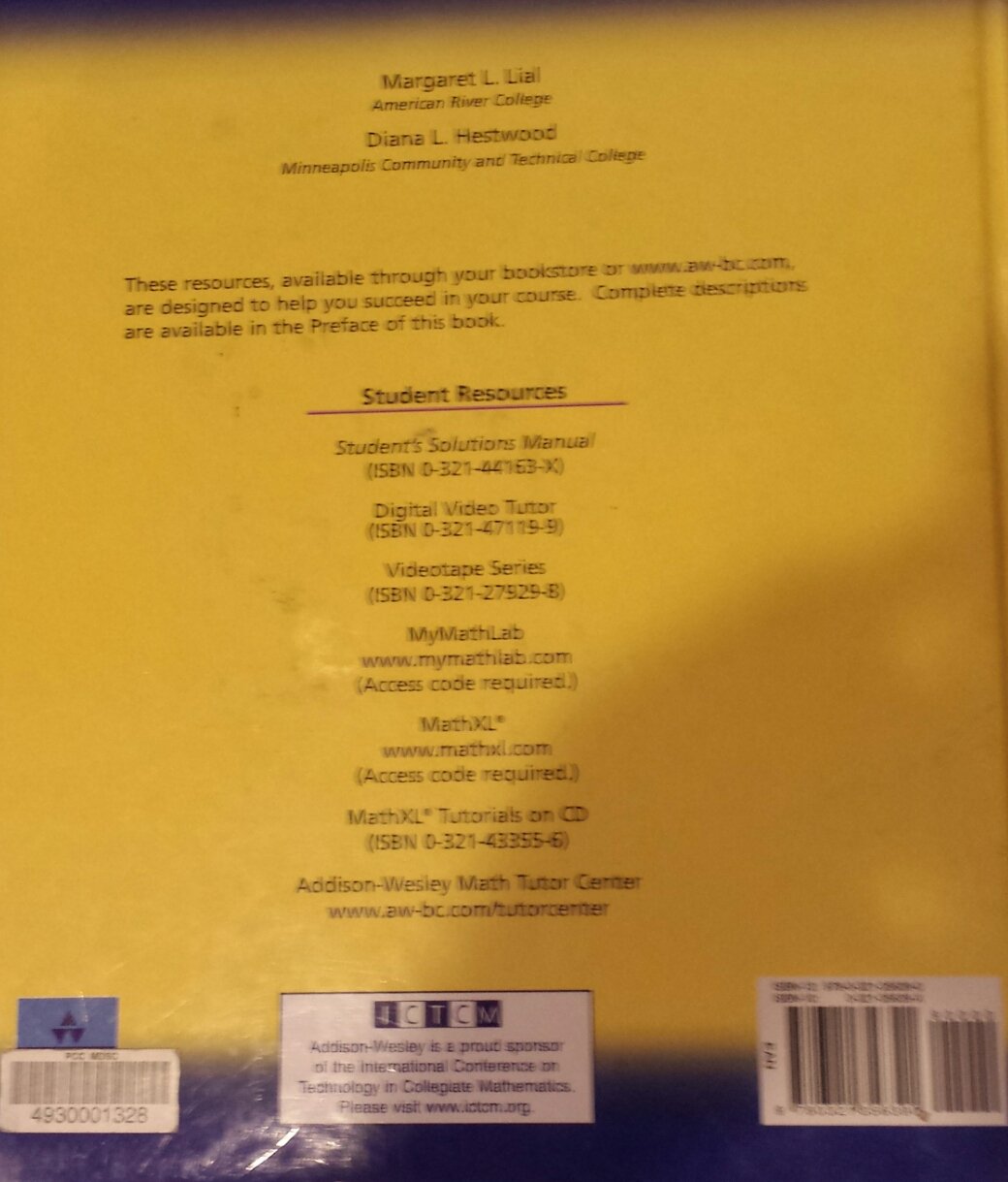 Prealgebra: An Integrated Approach