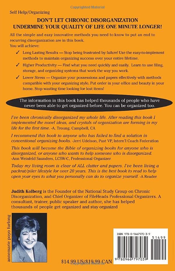 Conquering Chronic Disorganization by Kolberg, Judith