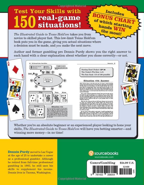 The Illustrated Guide to Texas Hold'em: Making Winners out of Beginners and Advanced Players! (Poker Book)