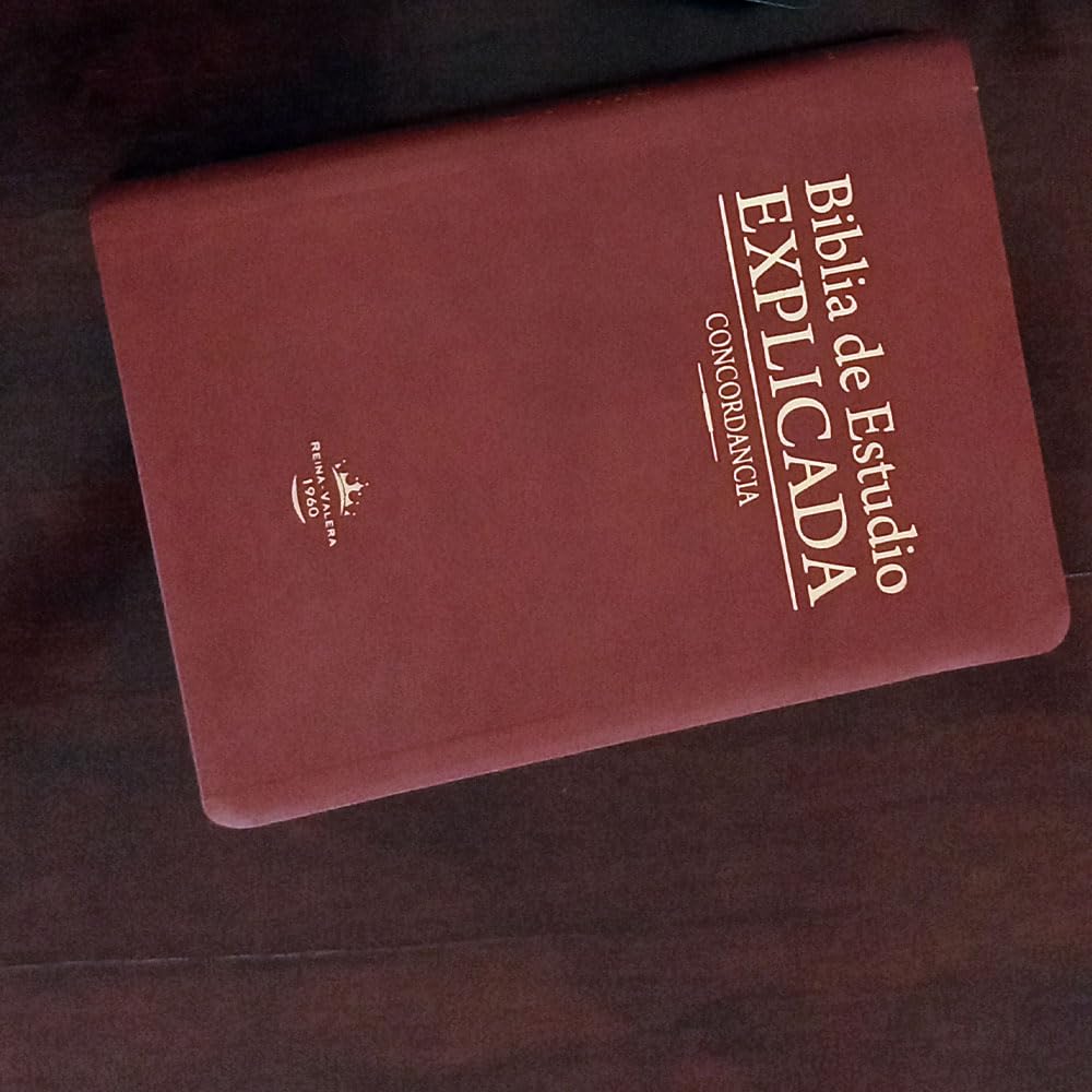 Biblia de estudio Explicada (Piel especial marrón claro) (Spanish Edition)