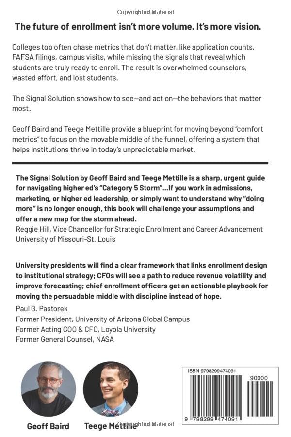 The Signal Solution: How Smart Colleges Stop Chasing Applications and Start Converting Students