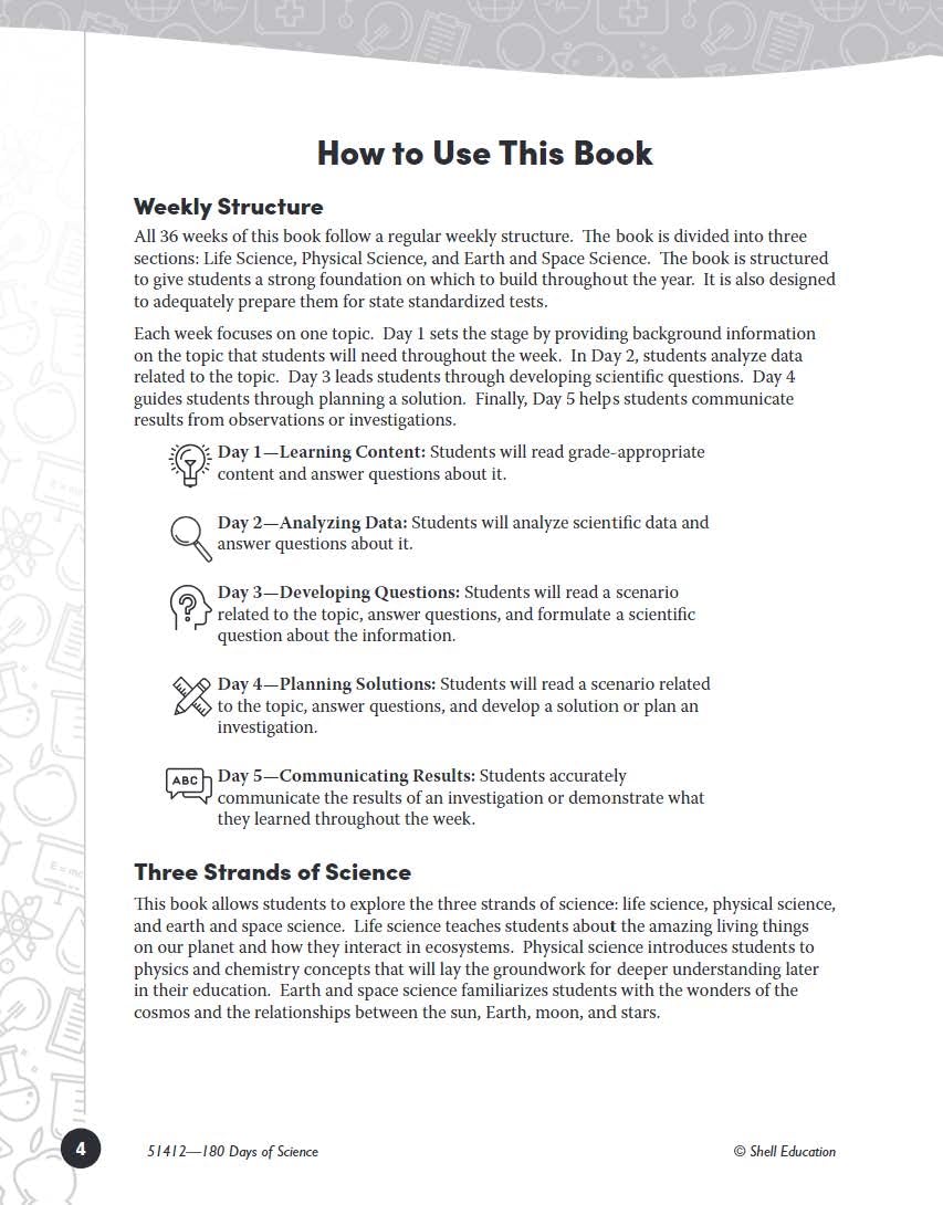 180 Days: Science for Sixth Grade: Practice, Assess, Diagnose