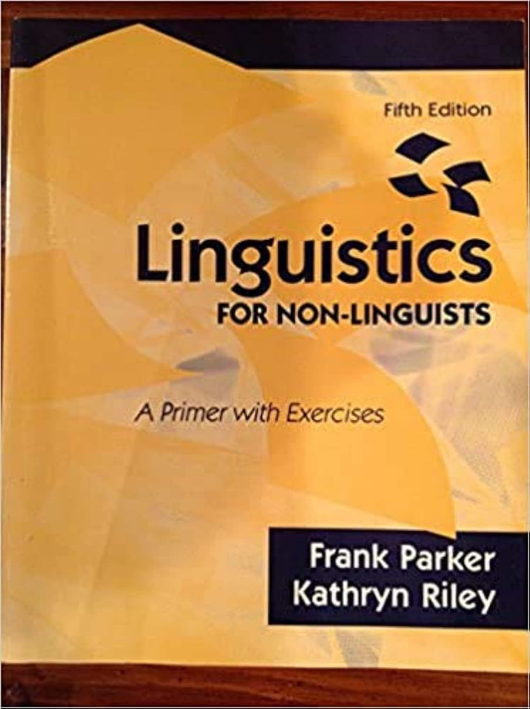 Linguistics for Non-Linguists: A Primer with Exercises — back cover