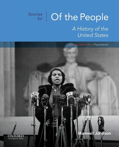 Sources for Of the People: Volume II: Since 1865